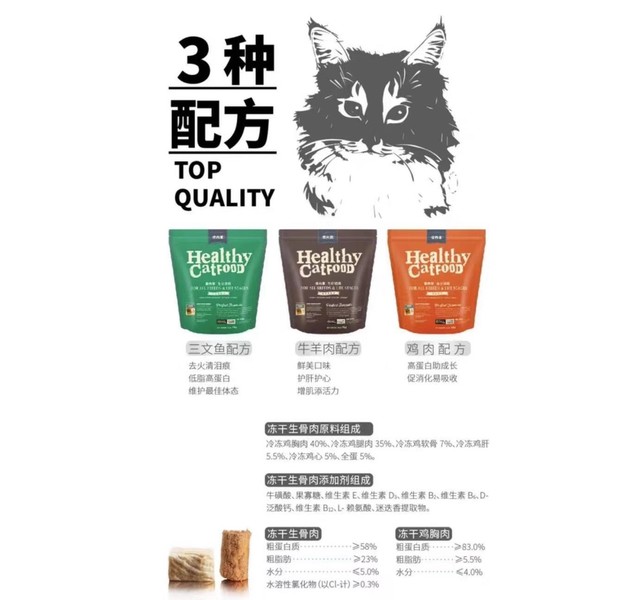 倍内菲 金标系列 全价猫粮 鸡肉配方 2kg