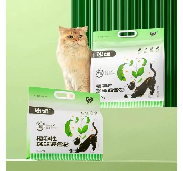 班尼植物性珍珠混合猫砂5KG