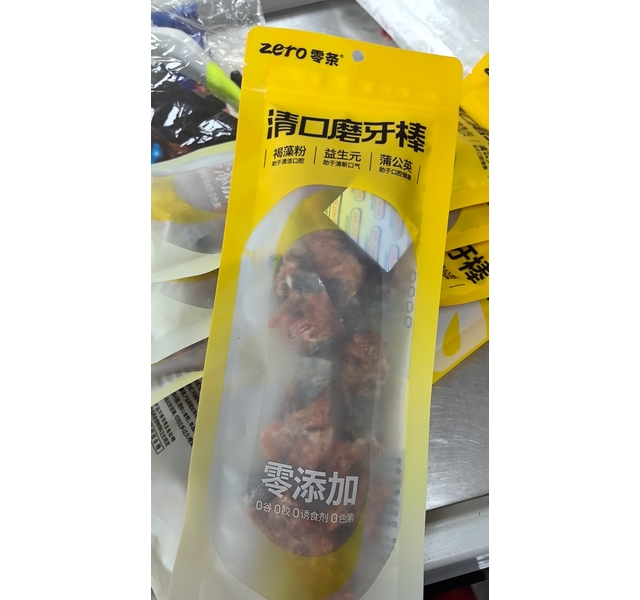 零条清口磨牙棒-鳕鱼皮缠鸡肉