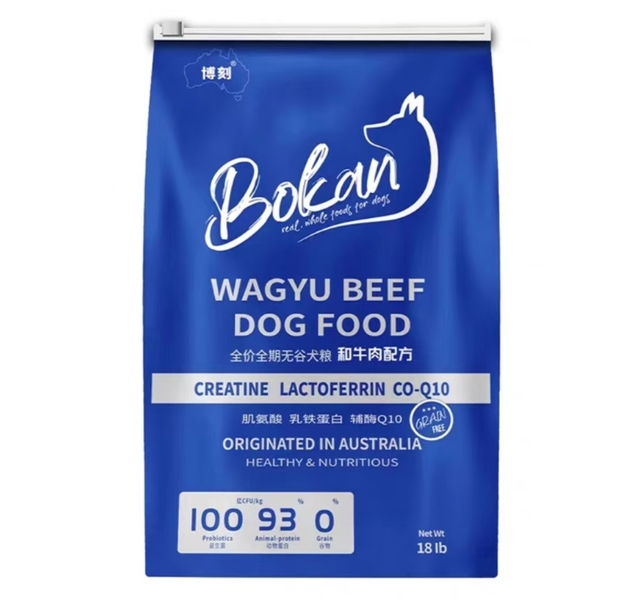 BOKAN 博刻 和牛肉猫狗粮全价全期肌氨酸乳铁蛋白辅酶Q10