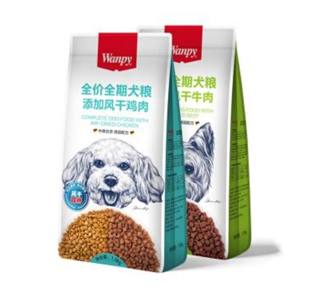 Wanpy风干鸡肉双拼犬粮