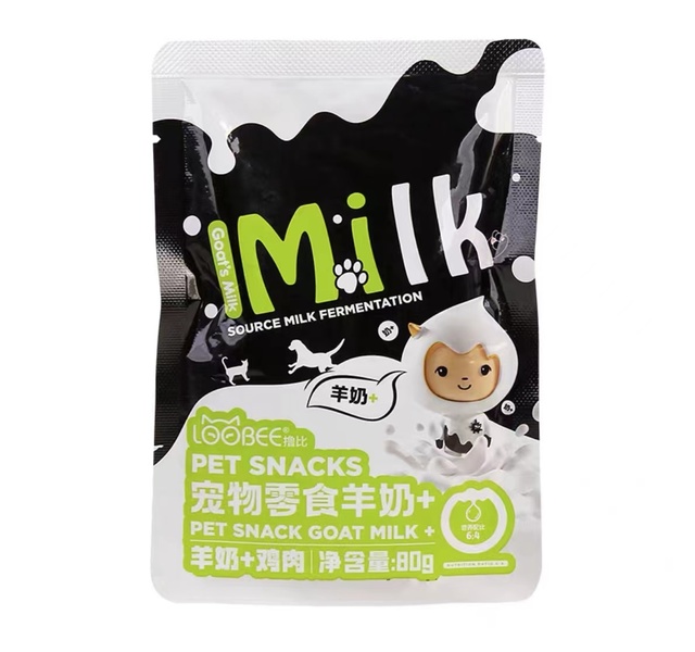 撸比宠物零食乳糖牛奶