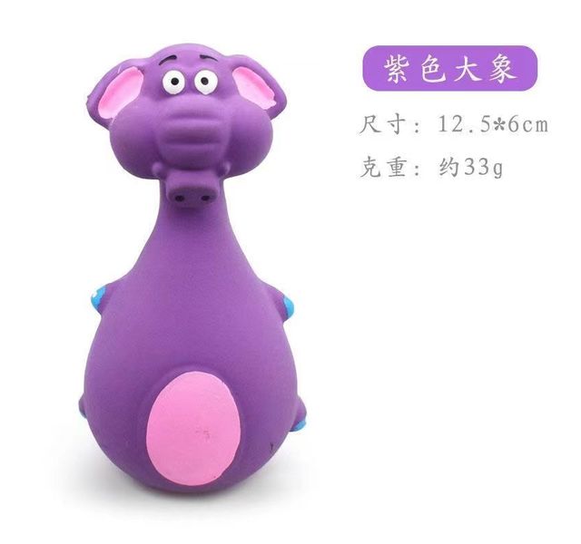 狗狗耐咬磨牙发声乳胶可爱卡通玩具