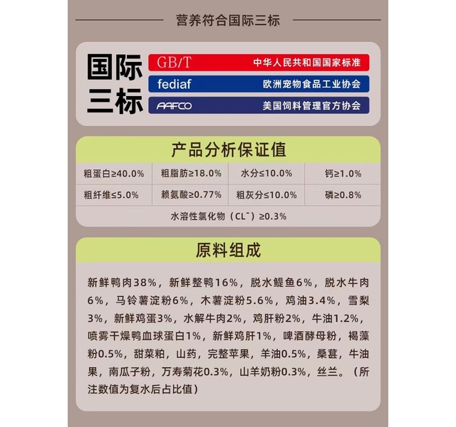 畅享优品 S系列 全价全龄犬粮 鸭肉梨