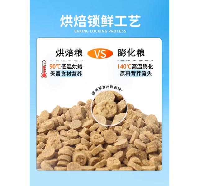 豆柴-低温烘焙狗粮鸭肉蓝莓鲜肉鸭肉烘焙幼成犬粮泰迪博美小中大型犬1.25kg*2