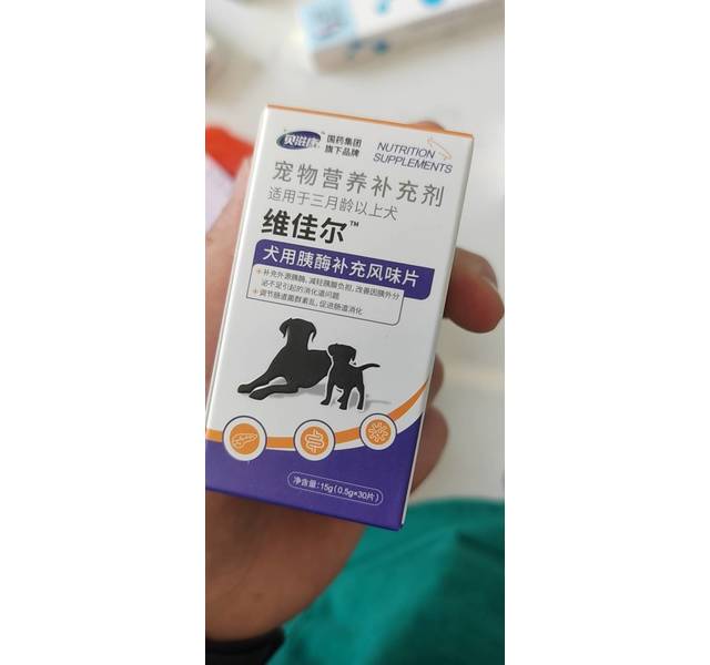 宠物营养补充剂－犬用胰酶补充风味片