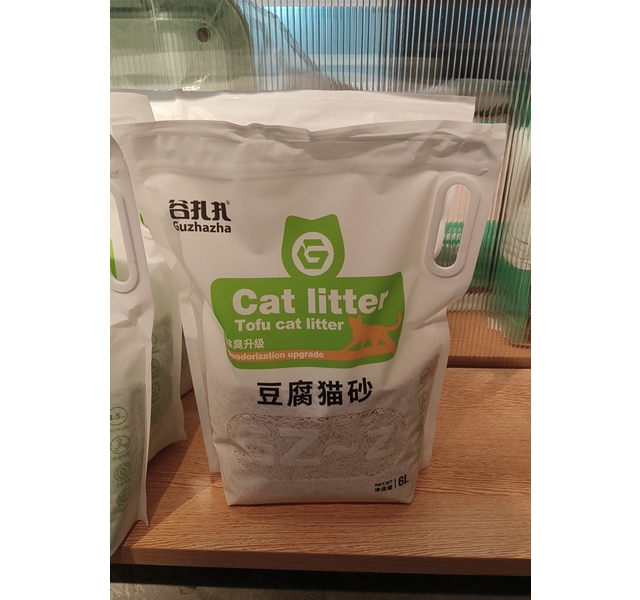 谷扎扎豆腐猫砂-6L 原味