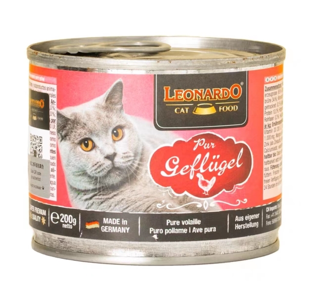 德国Leonardo李昂纳多小李子猫罐头-鸡肉200g