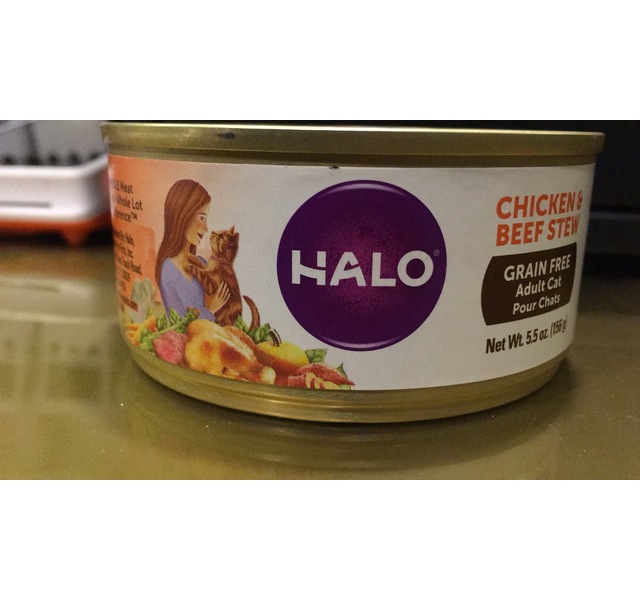 美国halo自然光环成猫无谷主食罐头散养鸡肉牛肉味