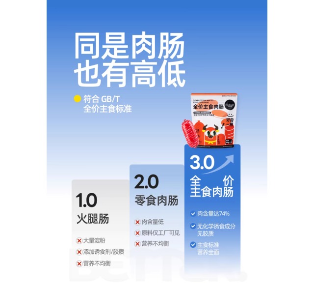 派膳师-主食肉肠-鹌鹑-全价狗香肠狗狗火腿肠狗狗零食训练奖励小型犬