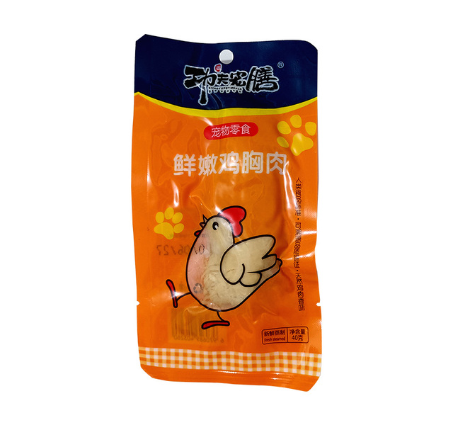 狗狗蒸煮鸡胸肉 宠物猫咪零食营养增肥鲜嫩湿粮 功夫宠膳40g