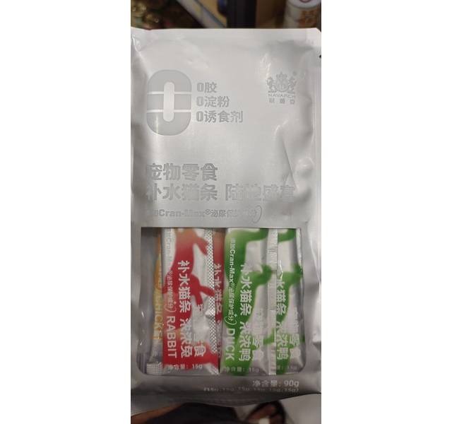 耐威克宠物零食 补水猫条陆地盛宴90g