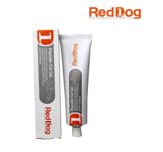  美国red dog红狗肽钙膏犬猫补钙片美毛粉补钙促发育120g