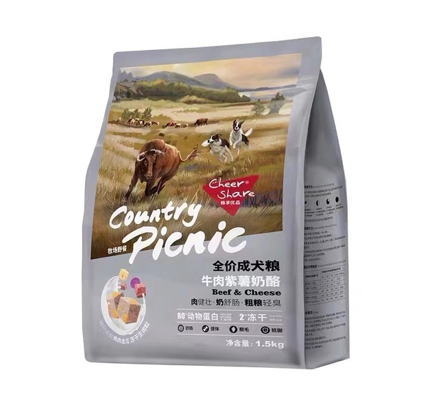 畅享优品  牧场野餐-牛肉紫薯奶酪 成犬粮