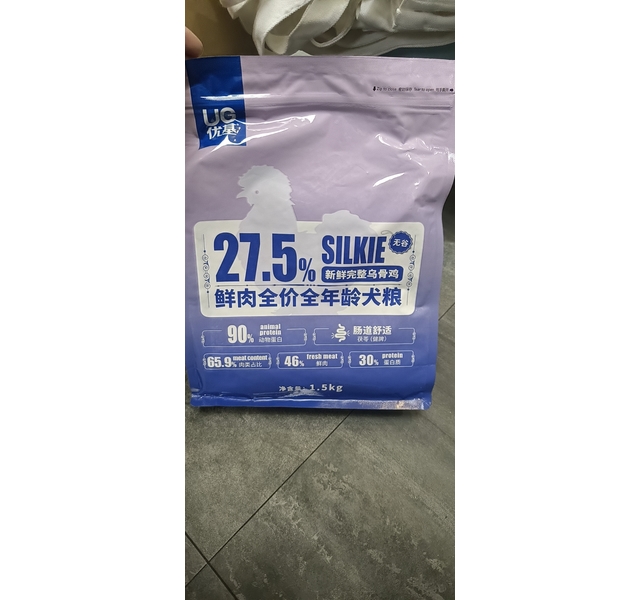 优基鲜肉全价全年龄犬粮-乌骨鸡1.5kg