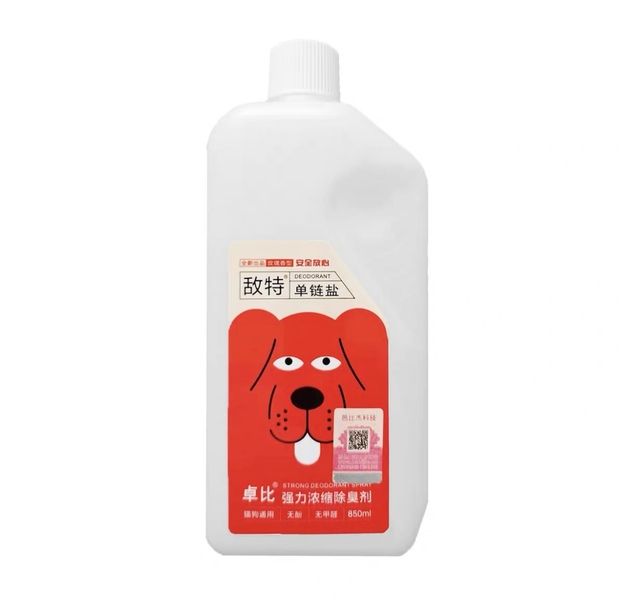 敌特 单链盐 卓比强力浓缩除臭剂（猫狗通用）850ml