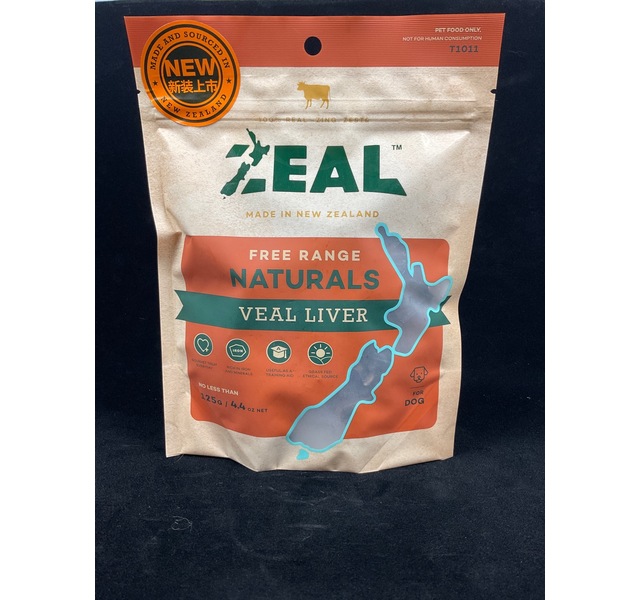 ZEAL 风干小牛肝片 125g