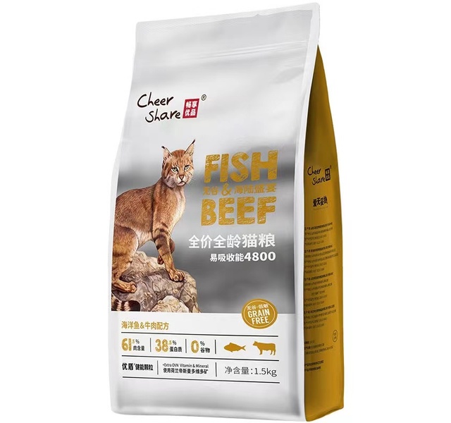 CheerShare畅享优品全猫龄全价粮无谷高肉（海陆盛宴）