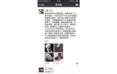 再次求助伟大的朋友圈，我养的另...