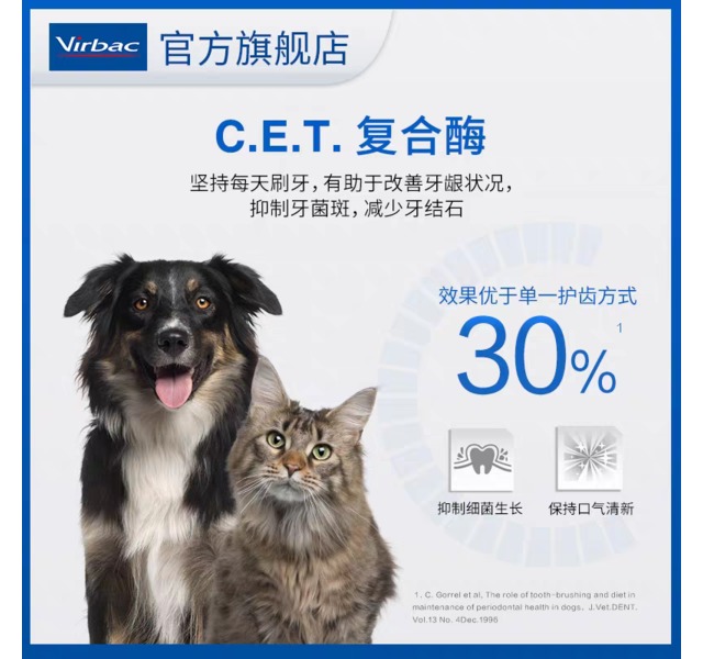 复合酶牙膏猫用套装