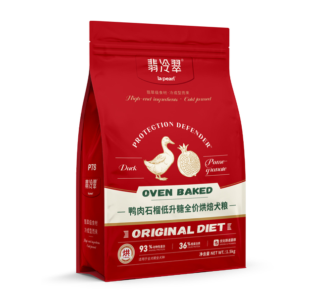 翡冷翠低温烘焙犬粮鸭肉石榴1.5KG