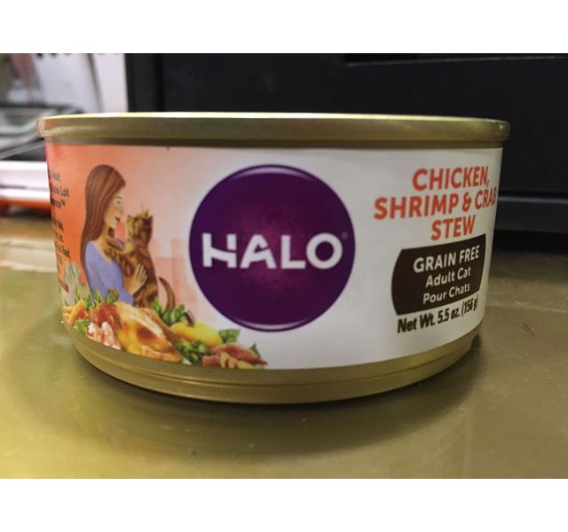 美国halo自然光环成猫无谷主食罐头散养鸡肉味