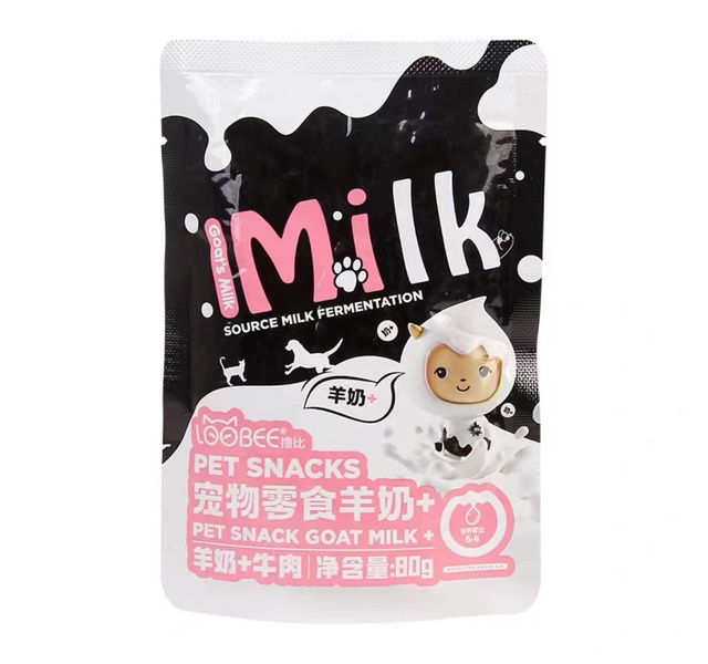 撸比宠物零食乳糖牛奶