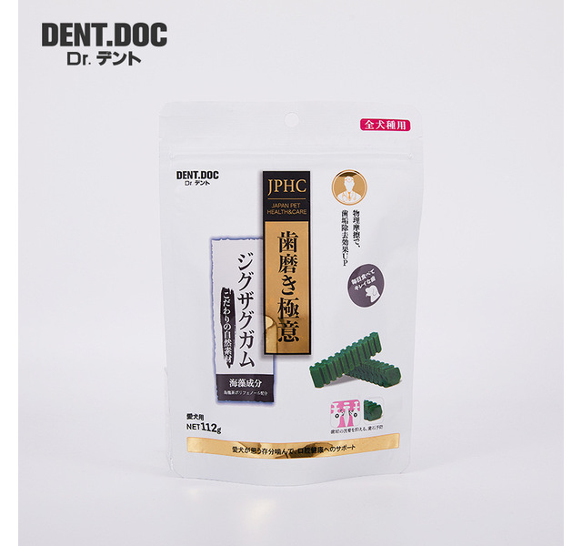 日本DentDoc丹特医生 狗狗零食磨牙洁齿骨清洁牙垢除口臭狗磨牙棒