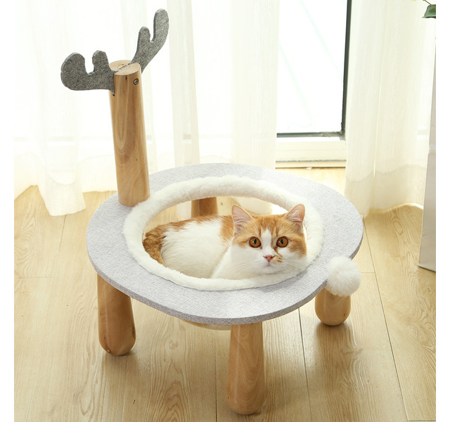 木质家具猫用太空仓