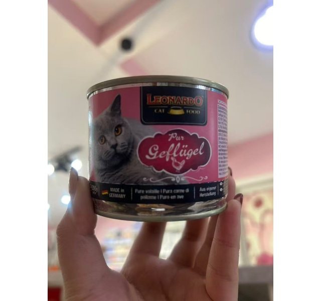小李子 鸡肉 猫