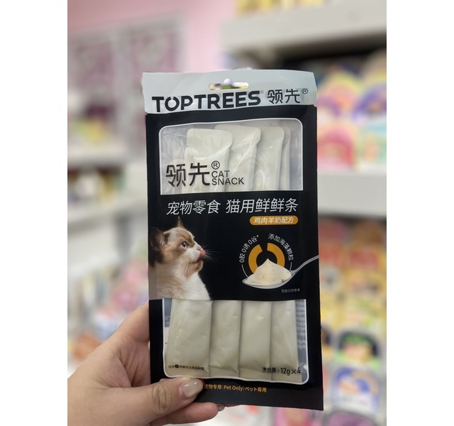 领先猫用鲜鲜条 鸡肉羊奶配方