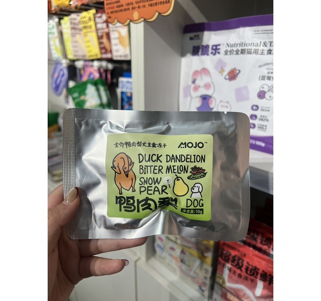 MOJO 星球 全价鸭肉梨犬主食冻干