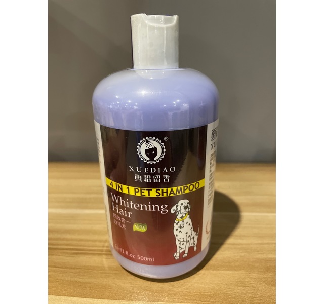 雪貂留香美白毛宠物香波500ml
