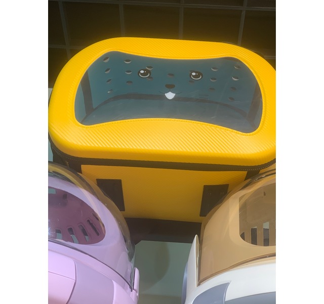 猫包黄色拎包