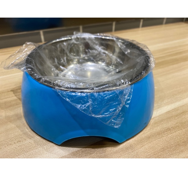宠物碗 彩色不锈钢双碗