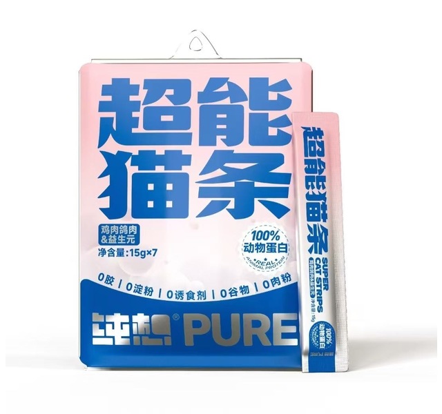 超能猫条 鸡肉益生元(整盒)