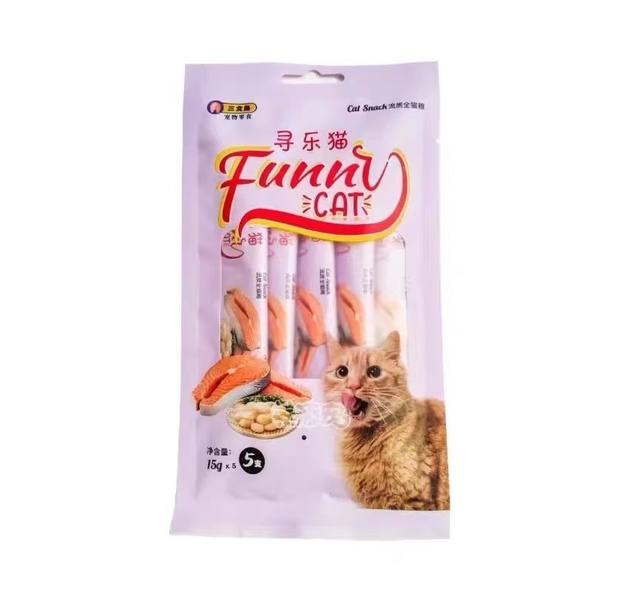 寻乐三文鱼猫条