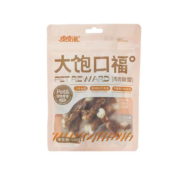 皮皮淘大饱口福鸡肉绕钙奶骨