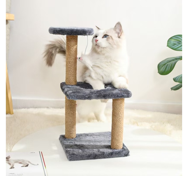 方盘+圆盘猫爬架