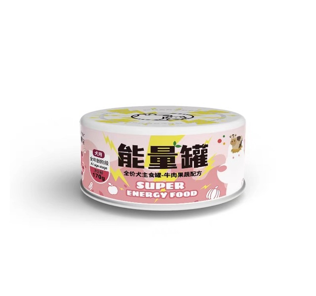 呣咕呣咕-能量罐-全价主食-犬-牛肉果蔬
