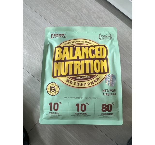洛菲可营养+系列全价全期猫粮鸡肉三文鱼配方1.5kg