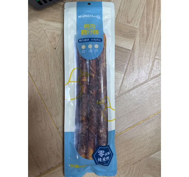 拾年宠物鸭肉磨牙棒