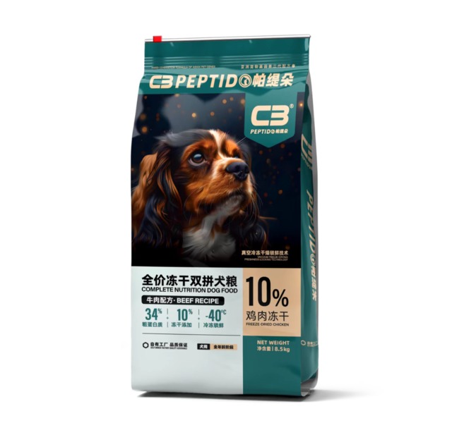 帕缇朵C3 冻干干双拼犬粮牛肉配方（10%鸡肉冻干）