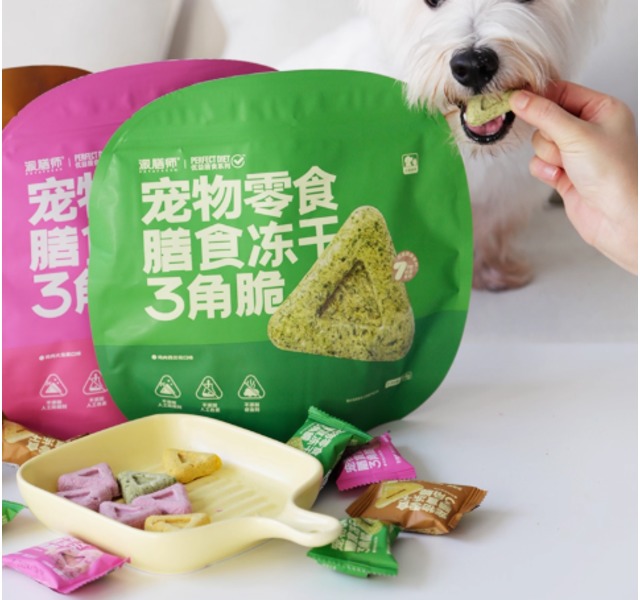派膳师猫狗零食优益膳食冻干三角脆