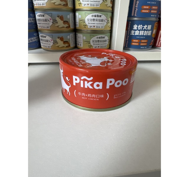 匹卡噗 牛肉+鸡肉犬罐头 170g