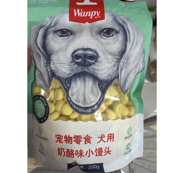 Wanpy犬用奶酪小馒头220g