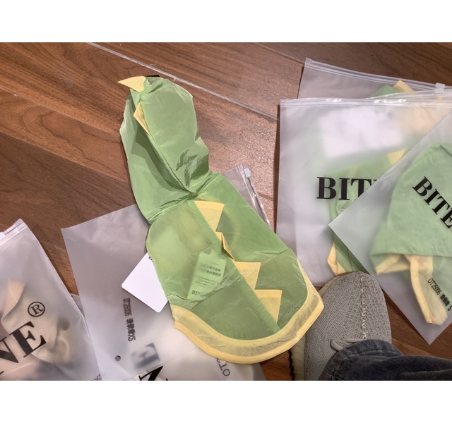 清新绿恐龙服m