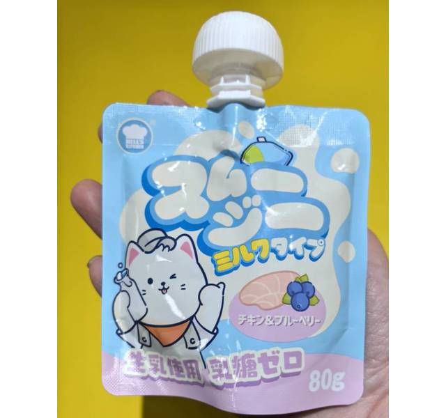 全价鲜乳鸡肉蓝莓奶昔