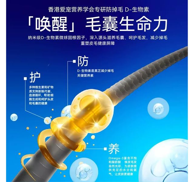 外星猫赛级放掉毛全价猫犬粮1.5kg