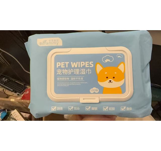 宝莱美露宠物护理湿巾100片